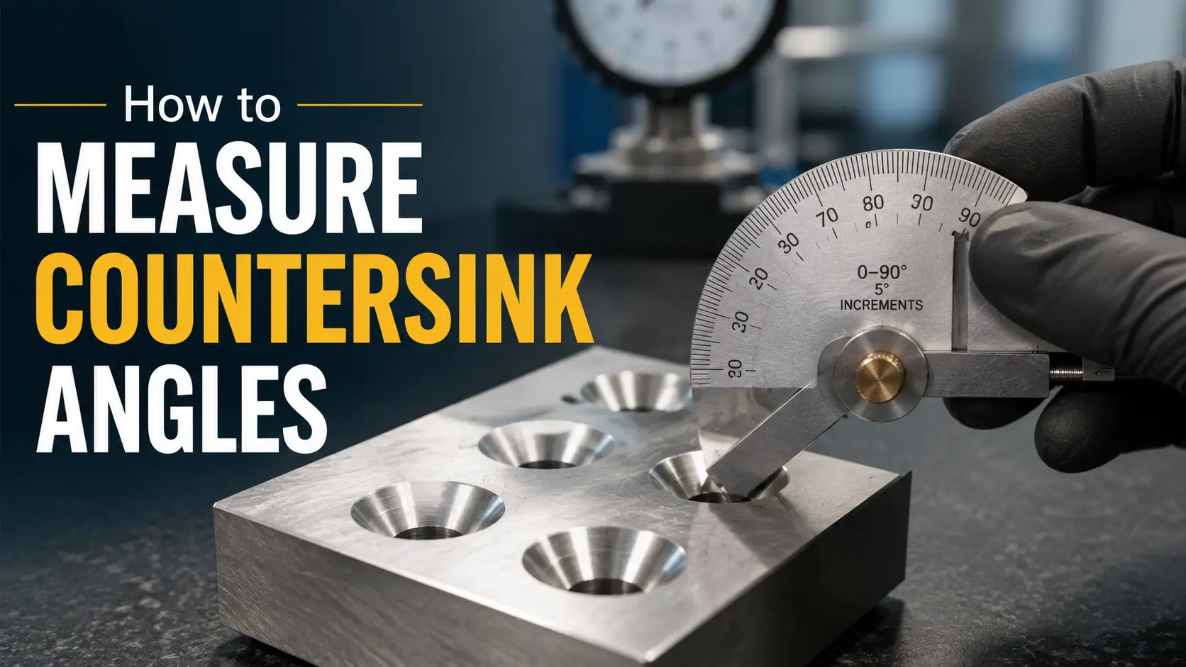 How to Measure Countersink Angles - DAXIN